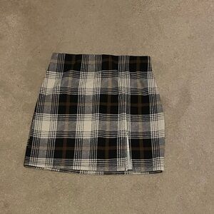 Windsor Black and White Pencil Mini Skirt